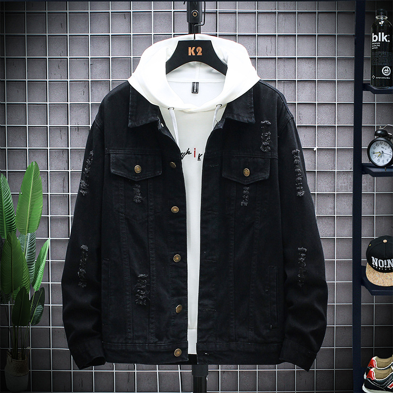Autumn denim jacket for leisure
