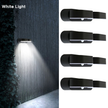 跨境太阳能壁灯户外庭院洗墙灯院子布置围墙栅栏灯花园氛围壁灯