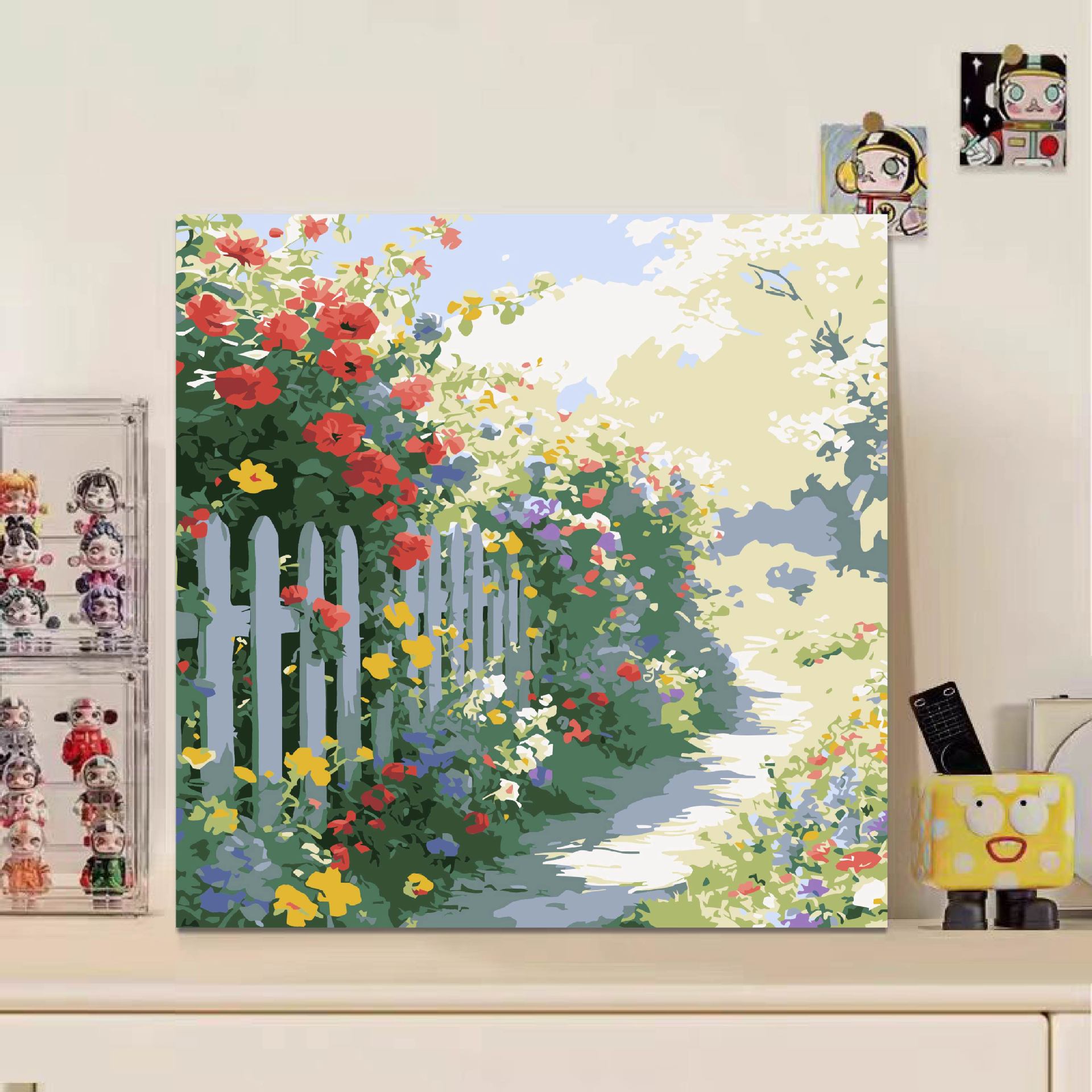 Niños didiy pintura digital acrílico relleno de pintura de dibujos animados pintura de pintura a mano 20 * 20