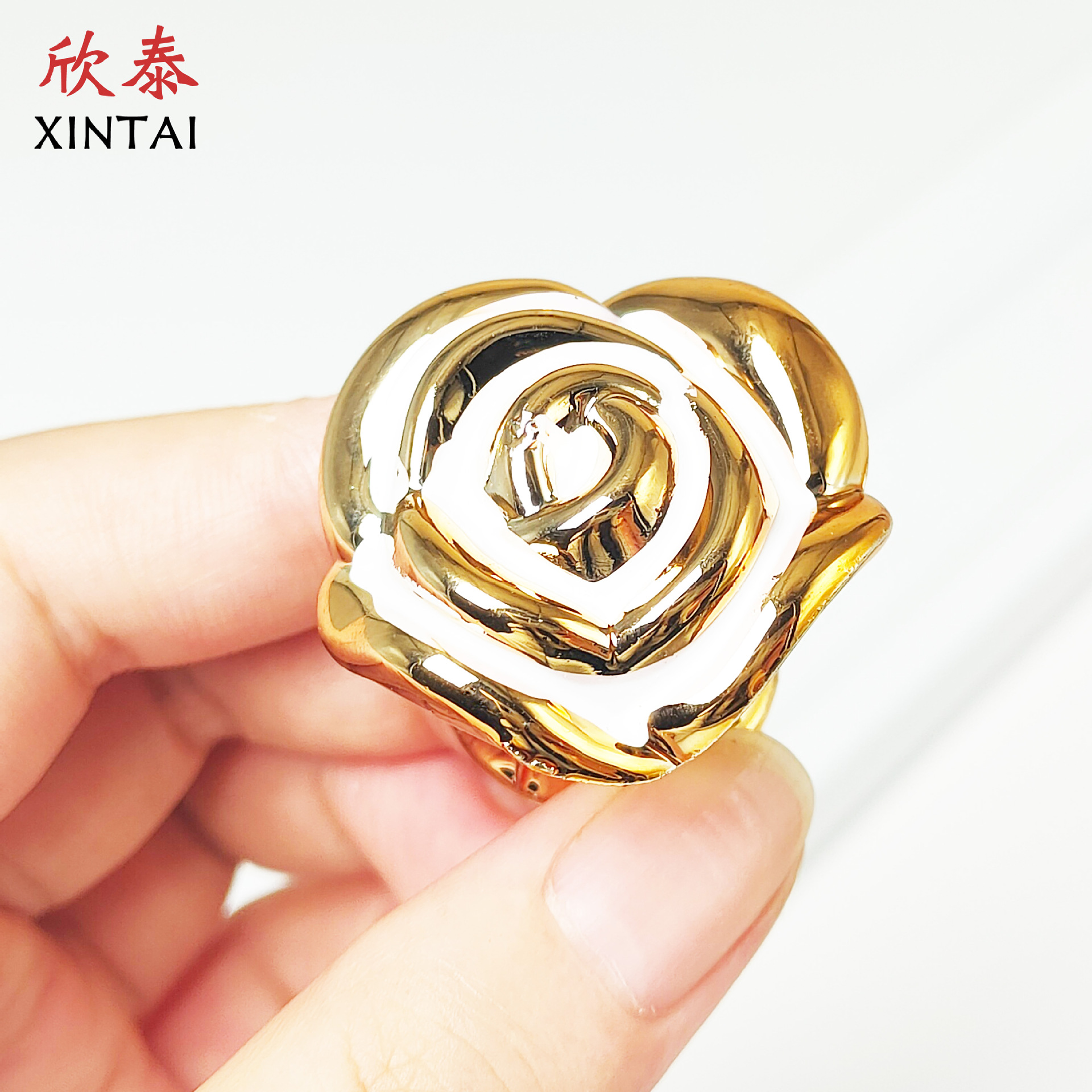 Plastic handle rose gold cabinet wardrobe modern minimalist cabinet door handle bed side table drawer creative handle