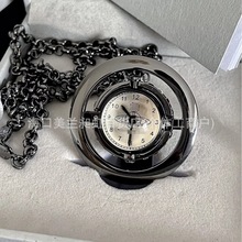欧美小众西太后同款土星怀表项链Orbwatch2024新款