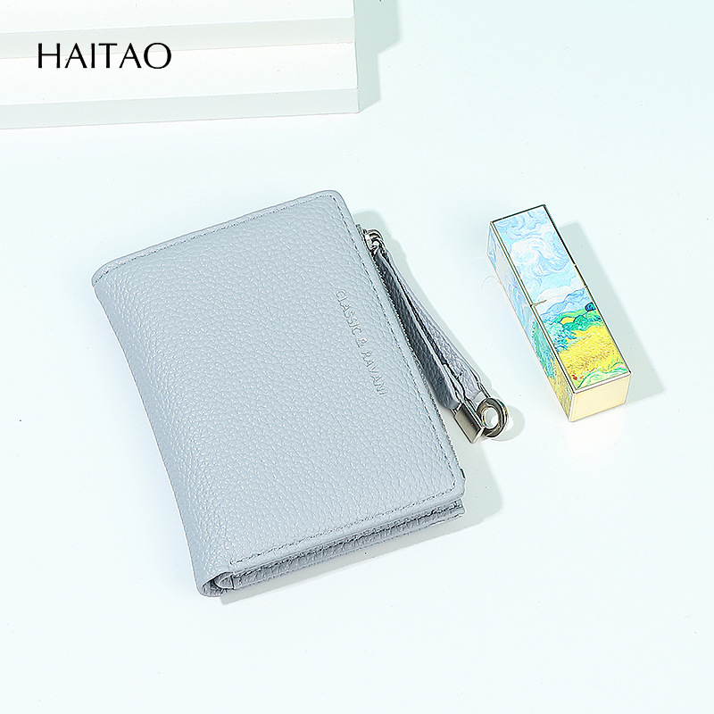2025 nueva billetera para mujer billetera corta de alta gama para mujer