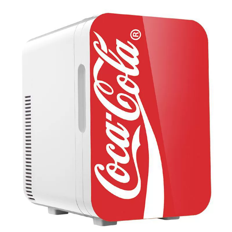Автомобильный холодильник Coca-Cola, мини-холодильник, автомобильный домашний двойного назначения, небольшой холодильник для общежития, ящик для нагрева и охлаждения, 12 л Leidezhu