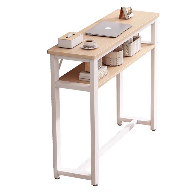 Estante trasero del sofá de la sala de estar Estante de almacenamiento multicapa de piso a techo Estante de almacenamiento de tiras largas contra la pared Estante de almacenamiento al final de la cama del dormitorio El borde de la cama es estrecho