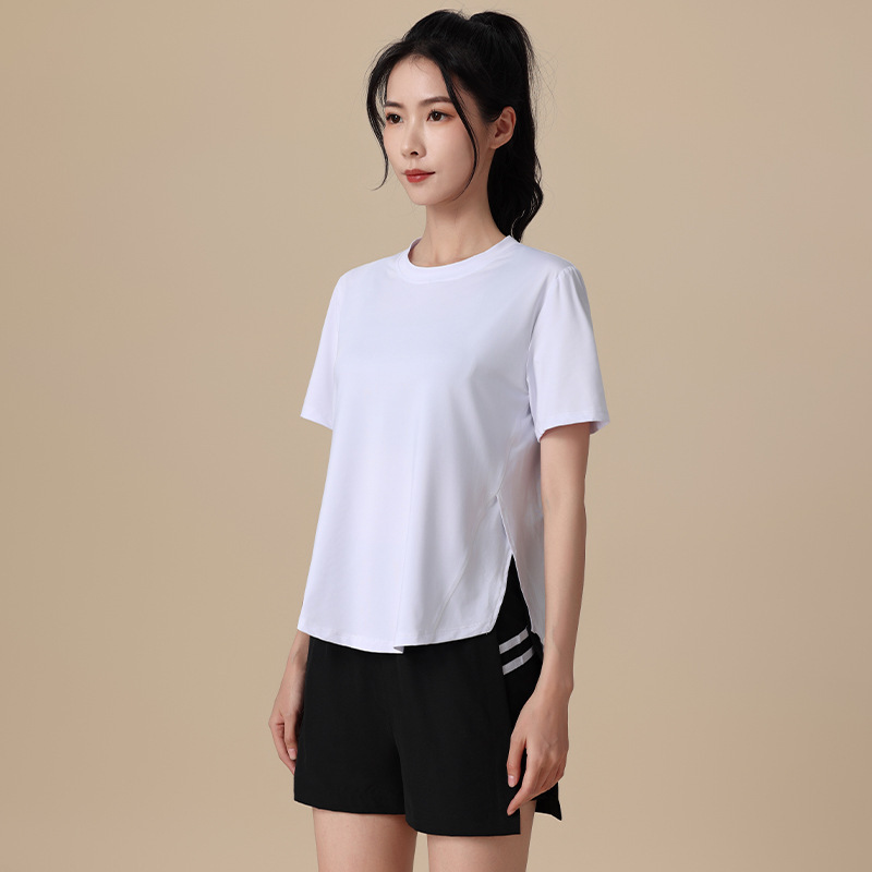 2024 Summer new sports suit women's loose plus size outdoor running breathable quick-drying gym yoga clothes
