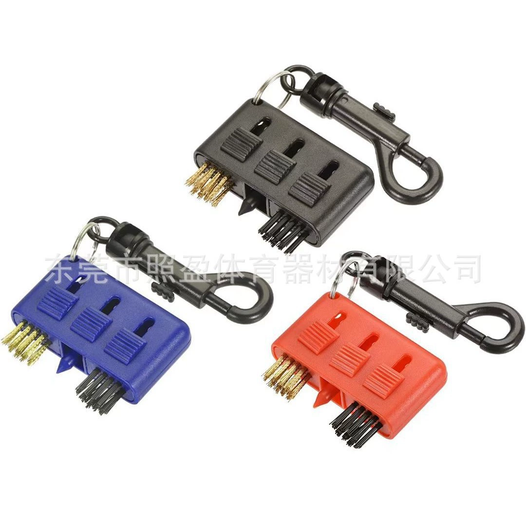 Производители поставляют кисть для гольфа с тремя отверстиями кисть для гольф-клуба кисть для гольфа с брелком