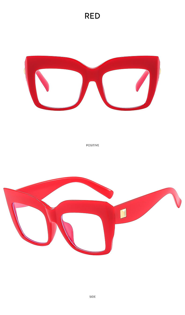 50g Weight Full Frame Glasses Structure Glasses Classification Ac, UV400 Protection Lens Material Square Glasses Style Street Occasion Solid Color Pattern Women'S Gender Exaggerated Style Exaggerated Solid Color Ac UV400 Protection Square Full Frame Women's Sunglasses 6