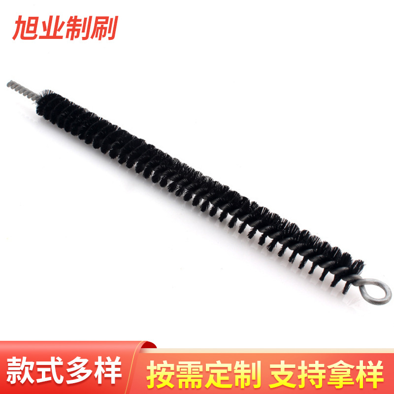 猪毛管道刷内孔管道毛刷工具刷尼龙抛光刷去毛刺猪毛刷刷头