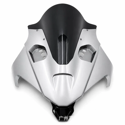 elevated windscreen, direct installation – Motorcycle front windshield - silverblack