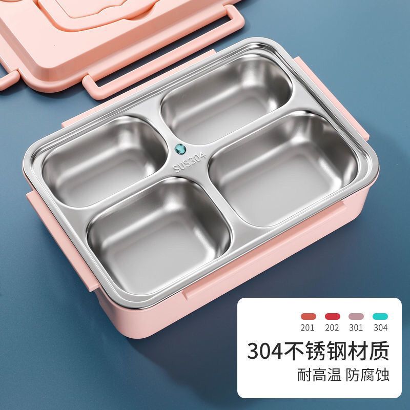 加热电饭盒304不锈钢无水插电式家用220v车载全自动上班族便携式