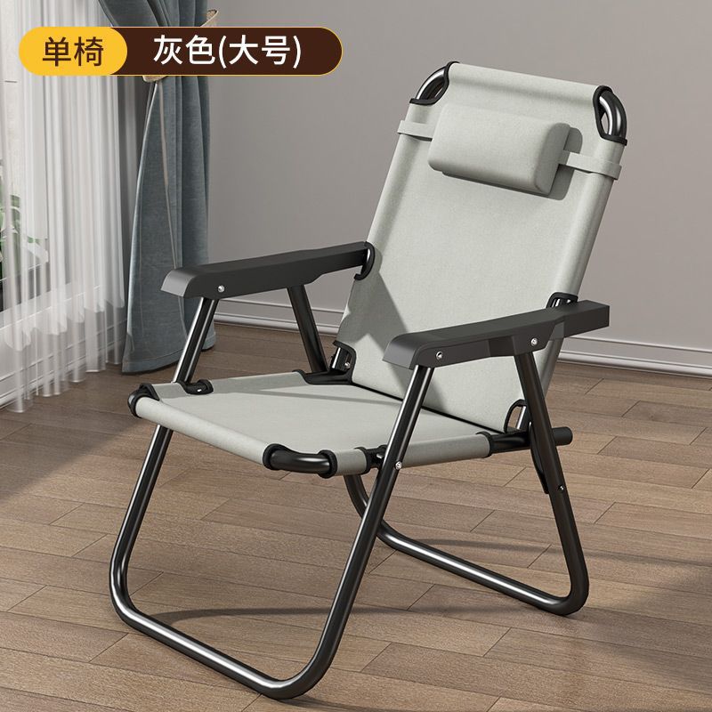 싱글체어 + 프리 헤드레스트 대형 - 카키그레이