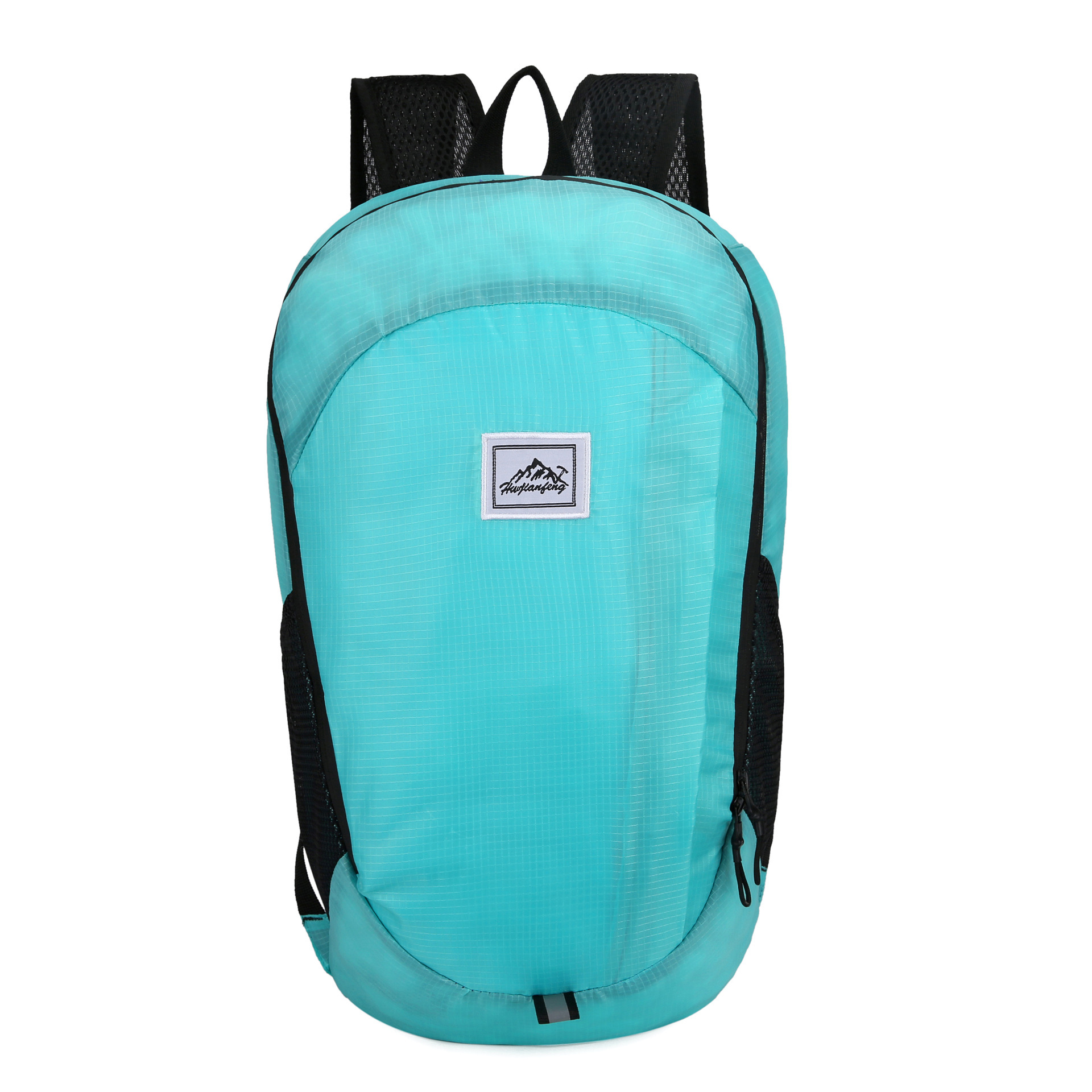 Suministro transfronterizo colorido plegable bolsa impermeable mochila al aire libre de gran capacidad ligero logotipo impreso Mochila deportiva de viaje