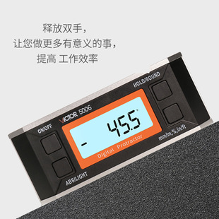 Victor Digital Inclinometer VC5005/5006 Angle Ruler with Magnetic Goniometer Level Inclination Box