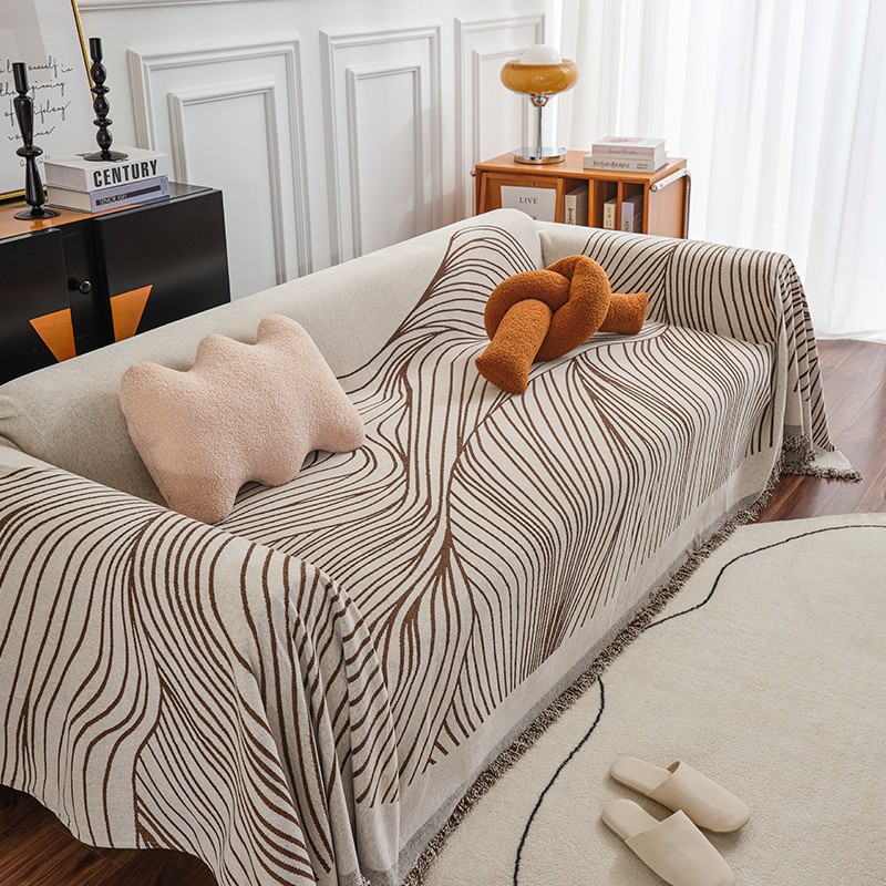 Housse de canapé élastique minimaliste française anti-griffes_voghion.com