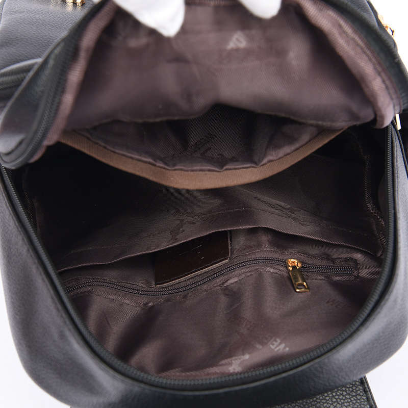Marca genuina Mochila De cuero suave para las mujeres 2023 nueva moda estilo Coreano de gran capacidad de viaje todo-fósforo de cuero suave de las mujeres mochila