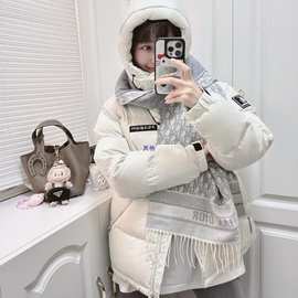 2025新款羽绒棉服女士冬季韩版宽松加厚保暖棉衣棉袄面包服外套潮