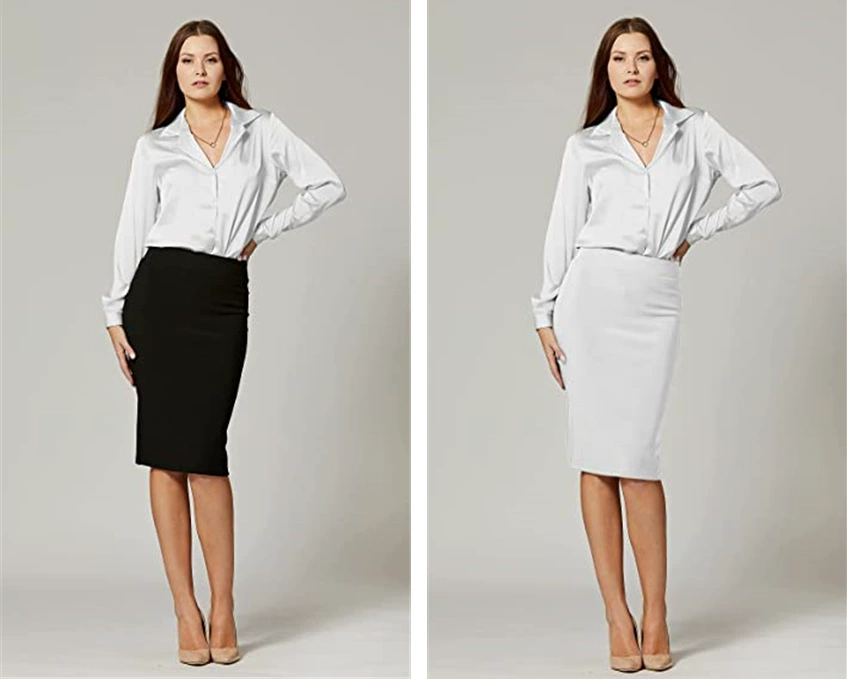 Amazon EBAY, Новая Европейская и американская трансграничная Двухслойная юбка-Хип, деловая одежда, юбка А-силуэта с высокой талией, женская одежда для внешней торговли