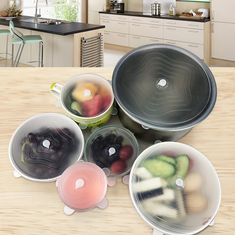 Multifunctional silicone fresh -keeping cover Kitchen dish cover…