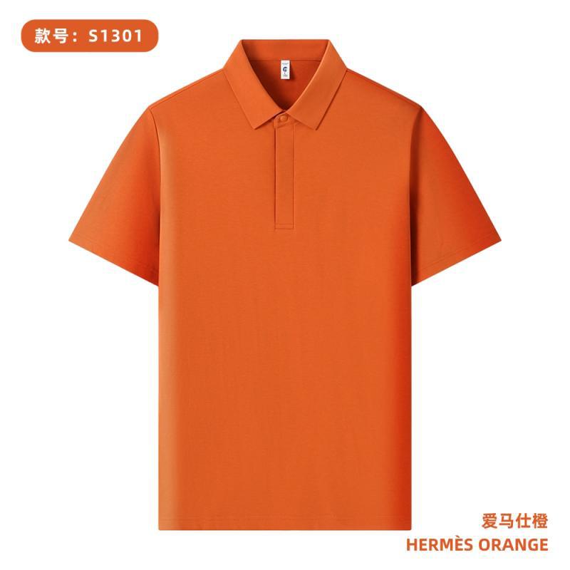 210g 60S Hijo de alto soporte Tiansil Lacer Botón POLO Personalizado LOGO Uniforme de personal de tiendas de cadena