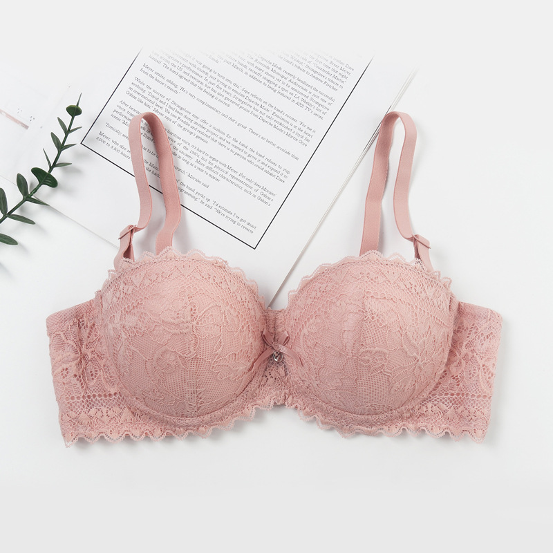 1 / 2 1⁄2 taza ajustable sujetador de encaje femenino ropa interior damas anti-caída reunida sujetador del sudeste asiático