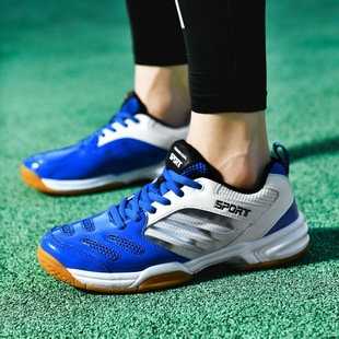 Plus size couple badminton shoes foreign trade breathable flying woven mesh student training tennis shoes table tennis shoes Amazon