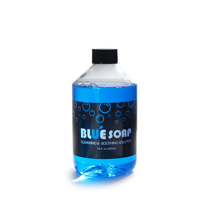 Equipo grande exclusivo transfronterizo del tatuaje de las algas azules desinfectantes de la botella 500ML del tatuaje de la solución de la limpieza del tatuaje de Tuffking