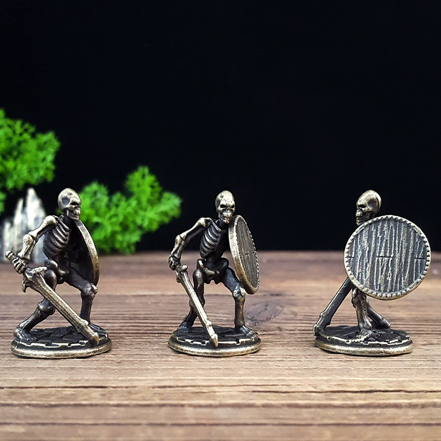 Настольные украшения маленькие ручные солдаты модель нежити скелет воин игрушка подарок мужская личность креативный человек