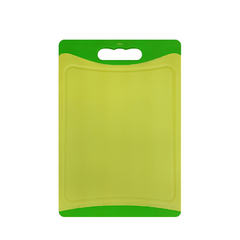 PP plástico multifuncional tablero de verduras de doble cara en stock directo herramientas de cocina frutas y verduras antifungal tablero de corte anti-agrietamiento