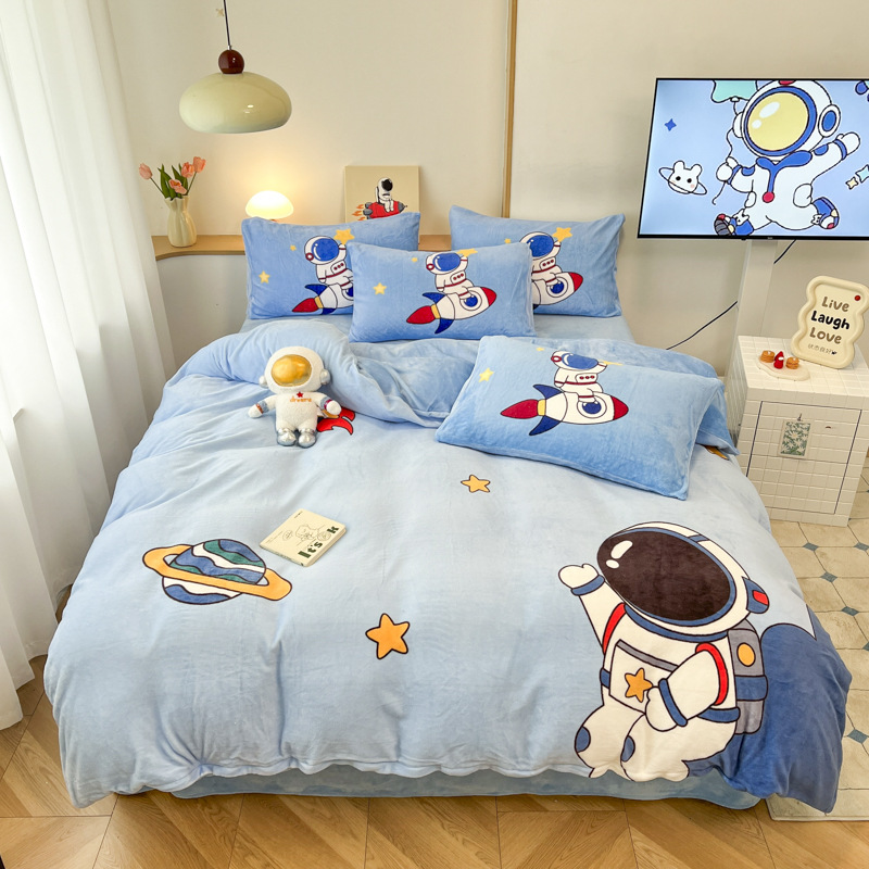 Cartoon astronaut