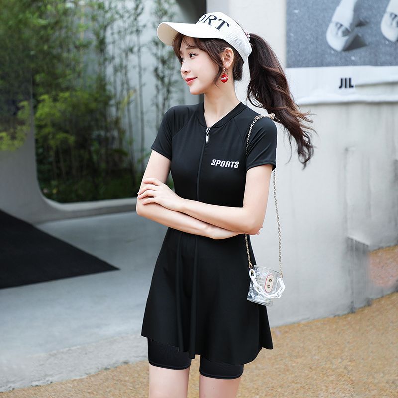 Trajes de baño para mujeres 2025 nuevos trajes de baño para mujeres conservadores gran tamaño gordo mm pequeña gordo chica de baño spa fábrica de trajes de baño divididos