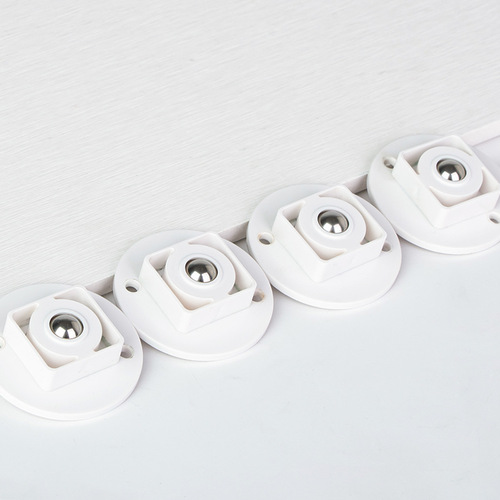 Furniture universal pulley storage box bottom small caster storage rack trash can roller stickable pulley cross-border