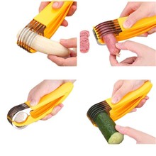 现货香蕉切片器青瓜切片器火腿肠切片工具肉丸切片器 水果分割器