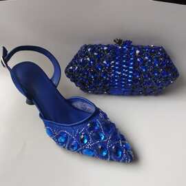 Crystal Clutch Bag跨境热销镶钻晚宴包宴会派对水晶手拿女包水晶