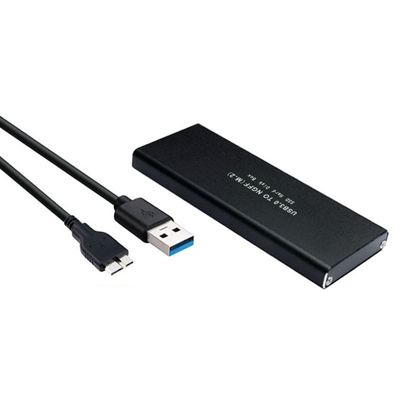 工廠NGFF硬盤盒子M.2固態SSD散熱金屬外殼USB3.0外置移動硬盤盒