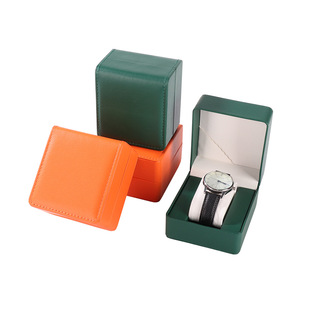 High-End Flip-Top Pu Watch Box, Watch Packaging Box, Storage Box, Gift Box, Wholesale Zipper Type