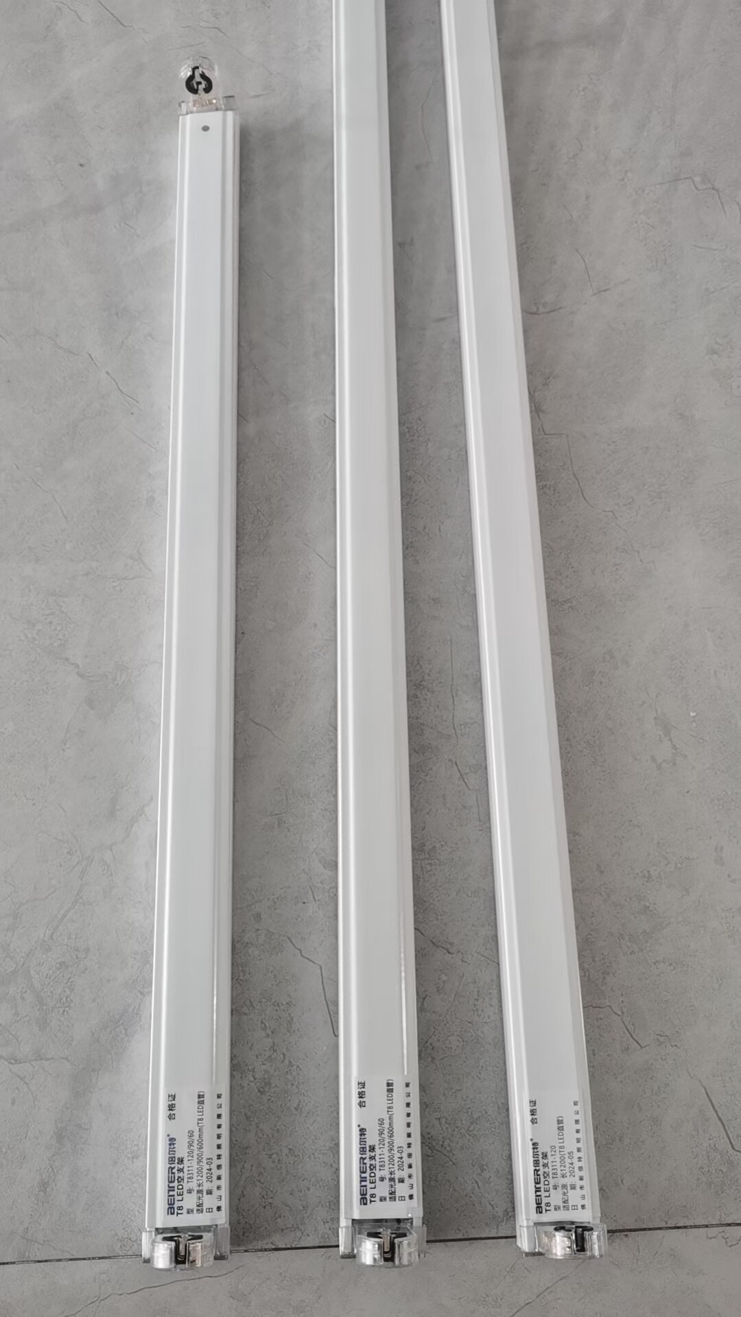 T8LED lámpara fluorescente de ahorro de energía de un solo tubo de doble tubo taller aula lámpara 1,2 m de espesor soporte 40W lámpara fluorescente marco vacío