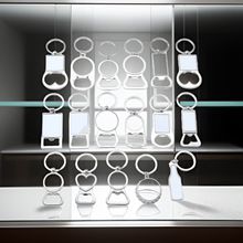 热升华激光雕刻热销热转印DIY手工纪念品金属车钥匙钥匙扣开瓶器