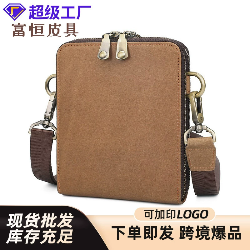 Строго отобранные европейские и американские ретро мужские сумки через плечо кожаные сумки