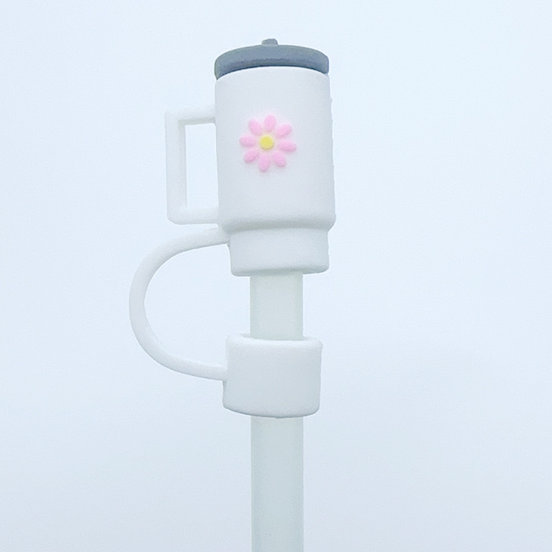 Creativo transfronterizo 10mm tapa de pajita Amazon temu caliente tapa de pajita de garra de gato tapa a prueba de polvo tapón de pajita al por mayor