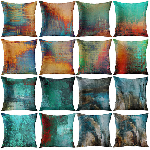 Amazon Cross-border light luxury solid color minimalist pillowcase living room sofa car home decoration cushion