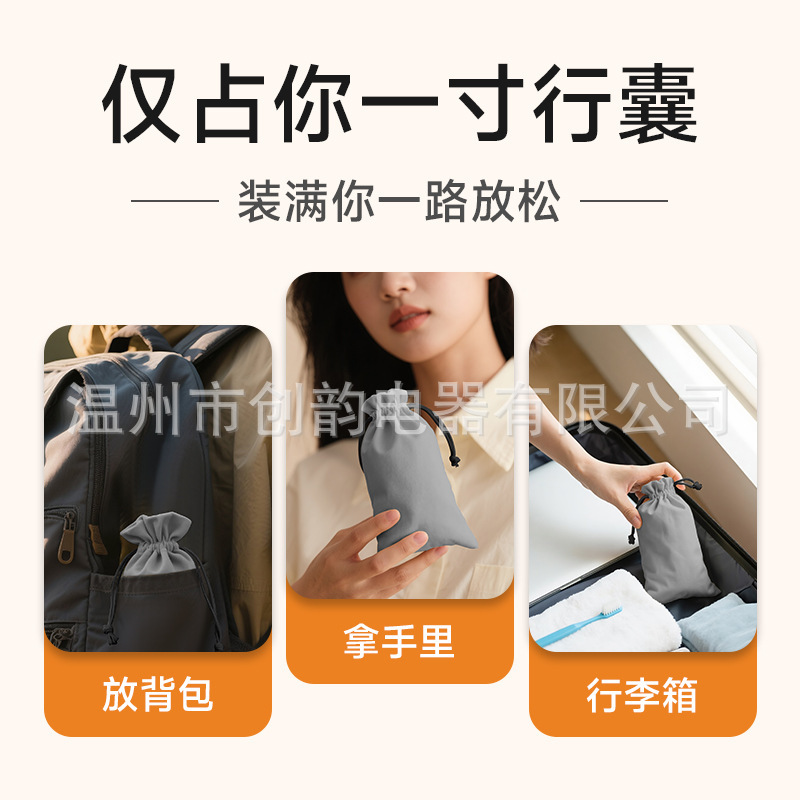 充气按摩旅行枕电动U型枕智能脉冲便携护颈枕长途飞机睡觉靠脖枕|undefined