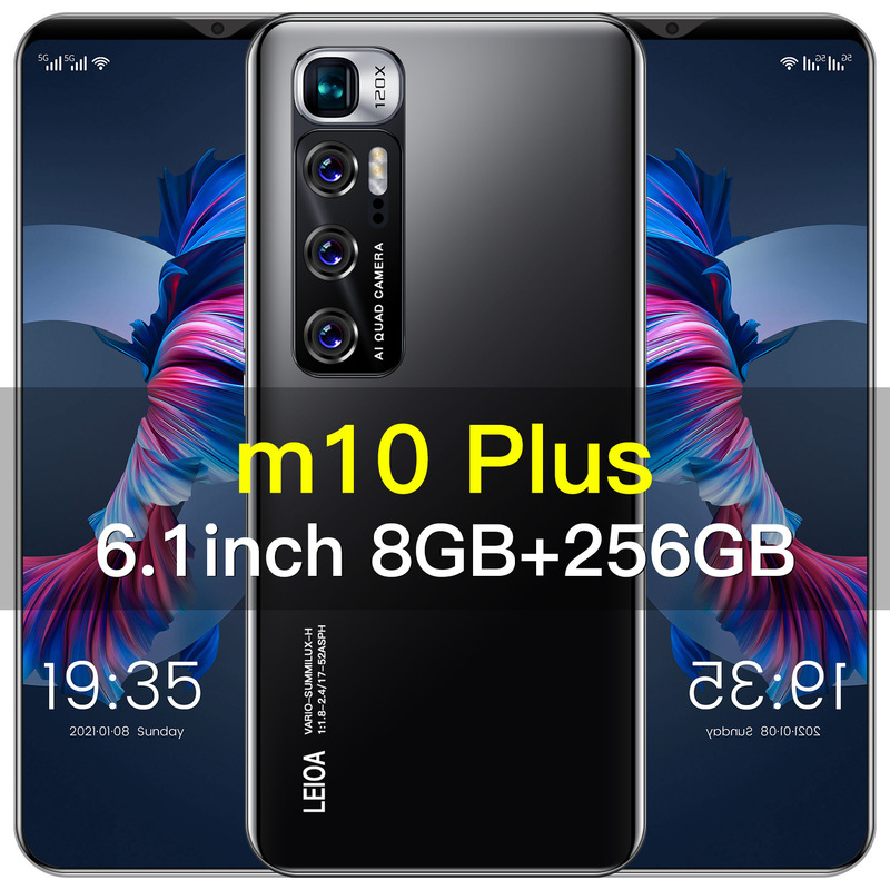 Cross-border e-commerce AliExpress explosions wholesale m10plus Android smart phone 6.1 inch large screen mobile phone low price Cross-border e-commerce AliExpress explosions wholesale m10plus Android smart phone 6.1 inch large screen mobile phone low price