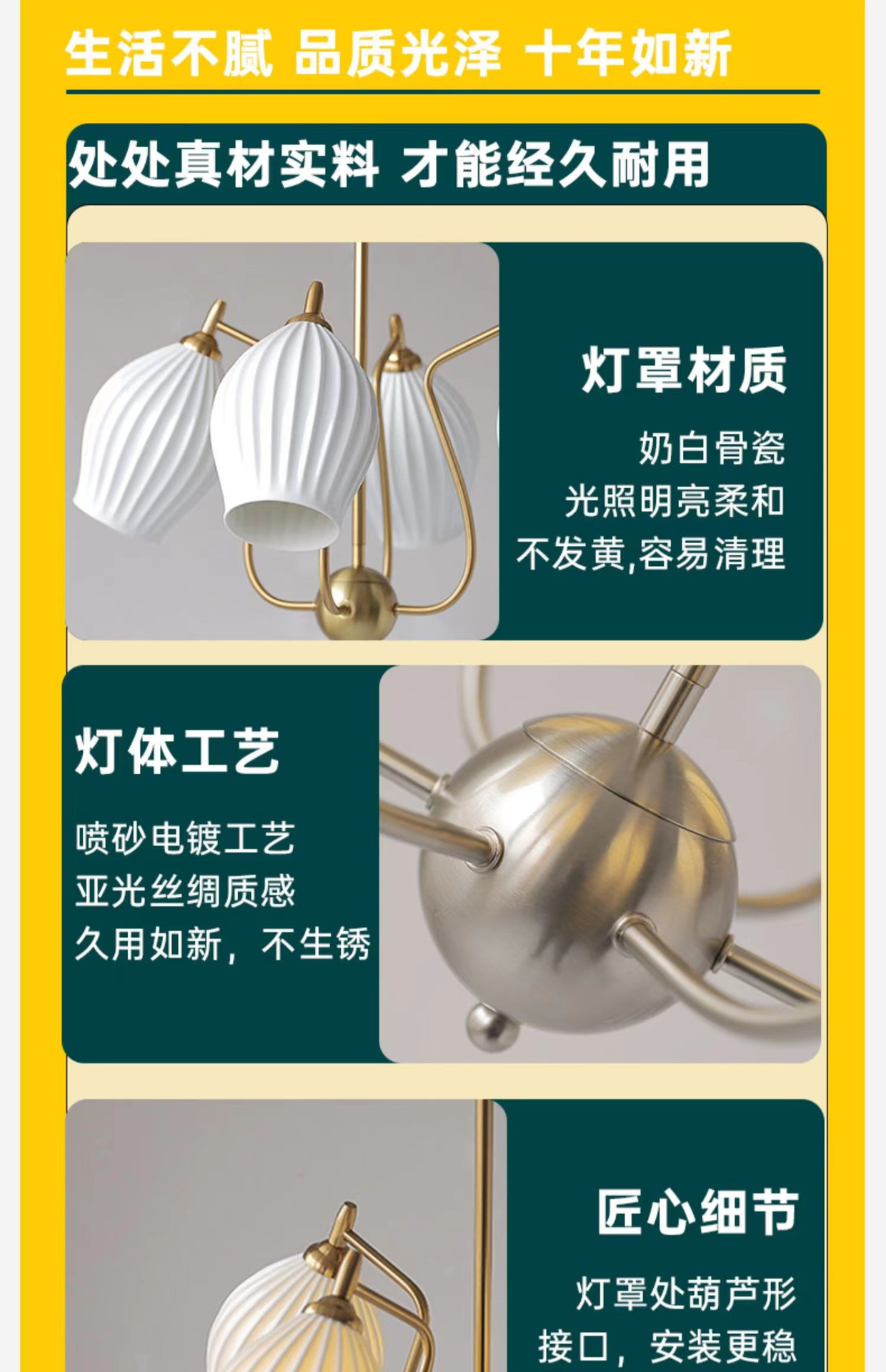 法式客厅吊灯包豪斯日式玉兰花陶瓷中古书房现代简约创意主卧室灯-阿里巴巴