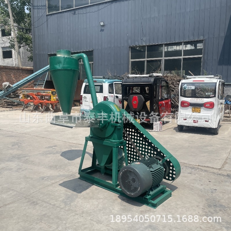 600型双面齿盘麸皮豆粕粉碎机120目制香原料粉碎机工业钙打粉机