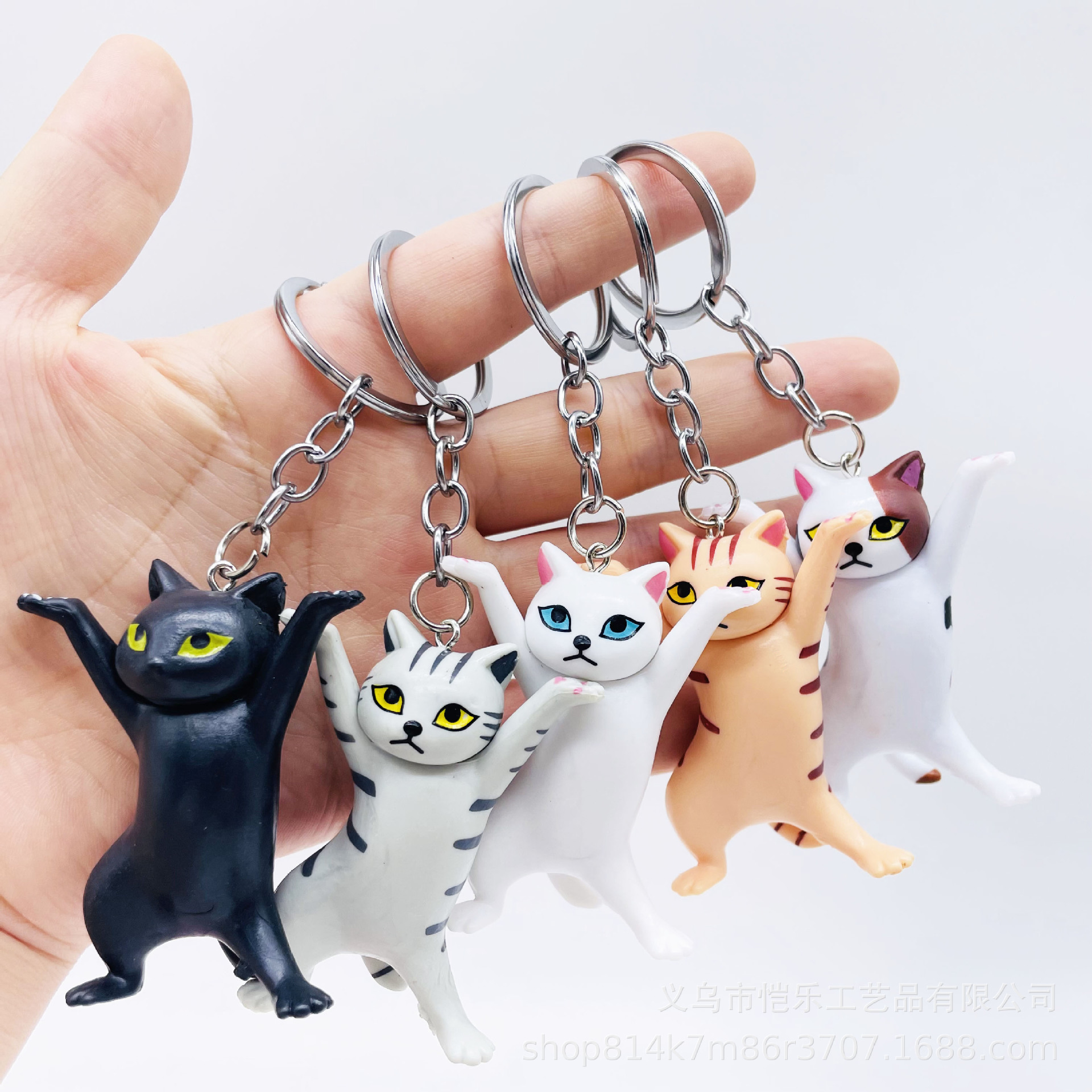 Qoo10] 【キーホルダー】かわいい魅惑的な猫 キー