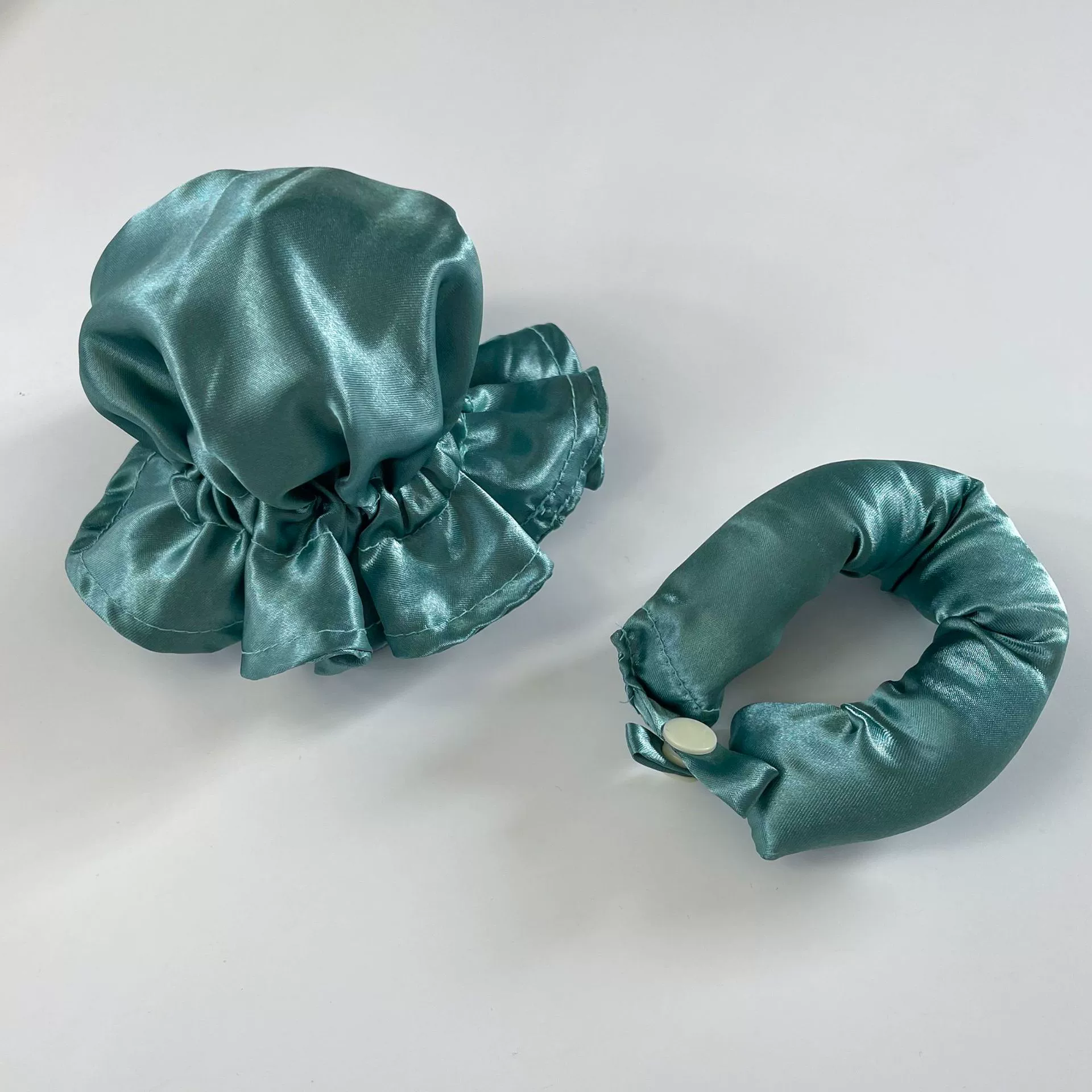 Новый набор для завивки волос TikTok BUN BONS: термостойкий стайлер для ленивой завивки, создание крупных волн без нагрева