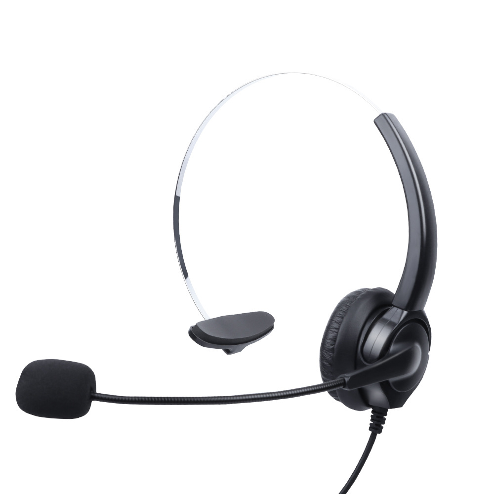 Transfronterizo auriculares USB cable dedicado reducción de ruido ordenador teléfono móvil auriculares de comunicación al por mayor