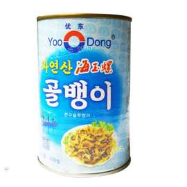 韩国风味优东海玉螺罐头400g 海螺肉罐头即食水产罐头035