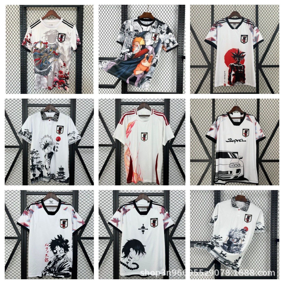 Japanese Series Special Football Jerseys Anime Football Uniforms Special Edition Football Shirts