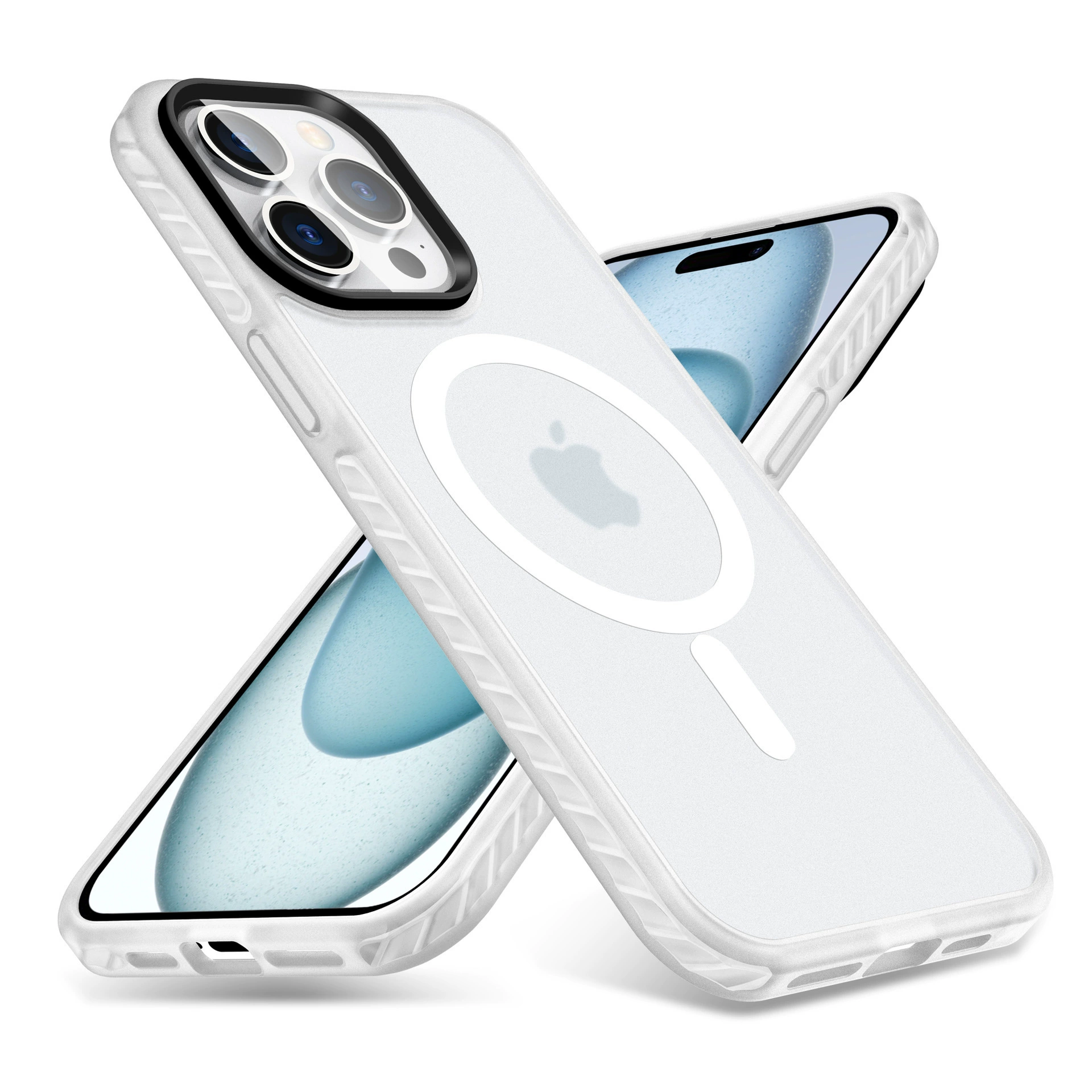 Apple, совместимый iPhone 15, двойной воздушный мешок, чехол для телефона, матовый защитный чехол, новая коллекция, 15промакс, iPhone